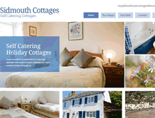 Tablet Screenshot of farmhousecottagesidmouth.co.uk